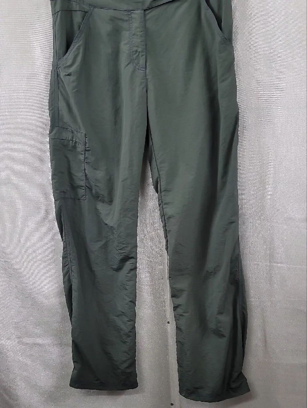Peachy Den Nwt Slate Green The Fara Cargo Pants Size Medium — image 5 of 8